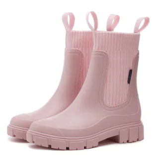 Outdoor Wearable Elastic Band Women's Rain Boots