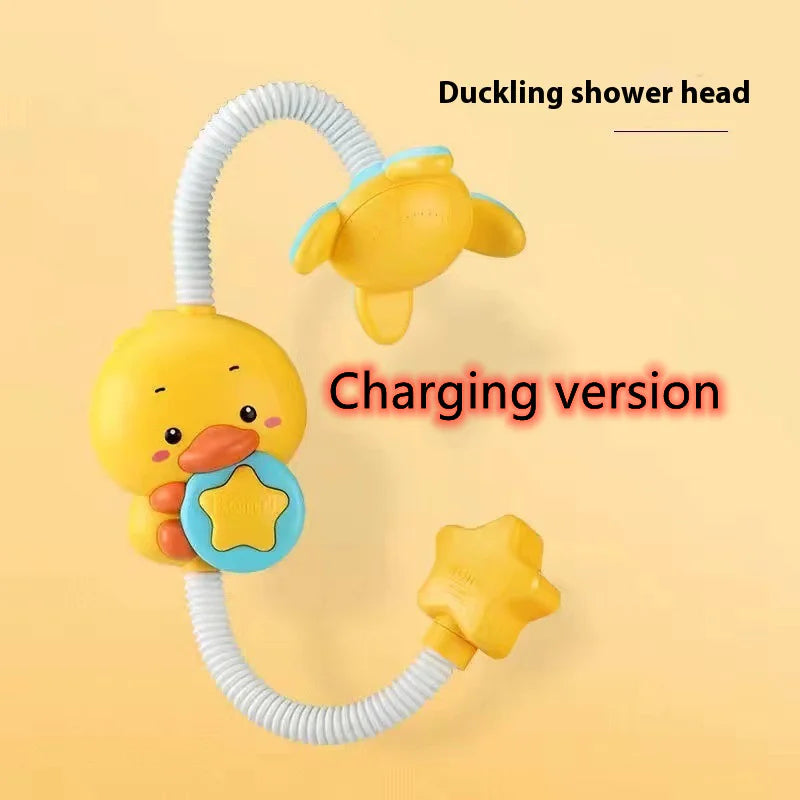 Electric Duck Bath Toy with Water Spray