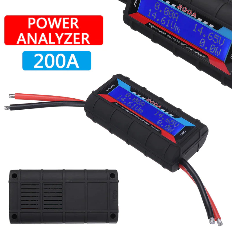 200A DC Digital Monitor LCD Volt Amp Meter Analyzer For RC Battery Solar Power