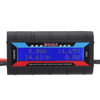 200A DC Digital Monitor LCD Volt Amp Meter Analyzer For RC Battery Solar Power