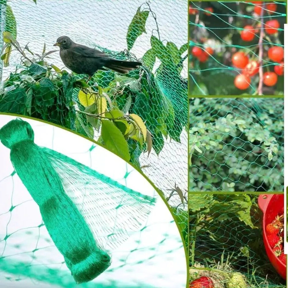 33FT Anti Bird Netting Pond Net Protection Tree Crops Plants Fruits Garden Mesh