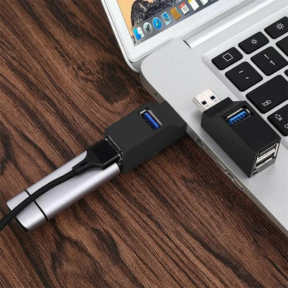 2 Stücke 3 Port USB 3.0 Hub Tragbare High Speed ​​Splitter Box Für PC Notebook Laptop